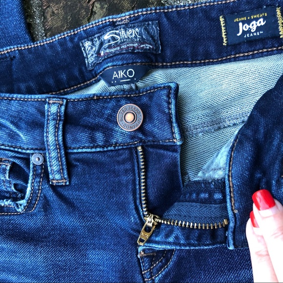 Silver Aiko high skinny size 25 - Picture 3 of 7